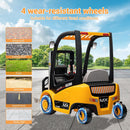 12V Kids Electric Ride-On Forklift Car with Liftable Fork and Remote Control Yellow Magic Cars 2