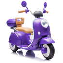 12V Kids Electric Ride-On Moped Motorcycle with Bluetooth and Power Display Magic Cars 10