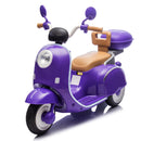 12V Kids Electric Ride-On Moped Motorcycle with Bluetooth and Power Display Magic Cars 11