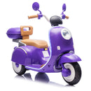 12V Kids Electric Ride-On Moped Motorcycle with Bluetooth and Power Display Magic Cars 13