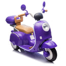 12V Kids Electric Ride-On Moped Motorcycle with Bluetooth and Power Display Magic Cars 3