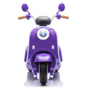 12V Kids Electric Ride-On Moped Motorcycle with Bluetooth and Power Display Magic Cars 7