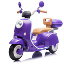 12V Kids Electric Ride-On Moped Motorcycle with Bluetooth and Power Display Magic Cars Variant 0