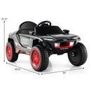 12V Kids Electric Ride-On Racing Car with 2.4G Remote Control and 3 Speeds Magic Cars 2