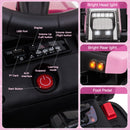 12V Kids Electric Ride-On Tractor with Trailer MP3 Player and LED Lights Magic Cars 7