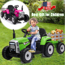 12V Kids Electric Ride-On Tractor with Trailer, Remote Control, MP3 Player, and LED Lights Magic Cars 1