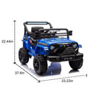 12V Electric Ride-On Truck for Kids with Parental Control, 2WD, and Four-Wheel Suspension Magic Cars 2
