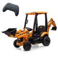12V Kids Electric Ride-On Vehicle 4-in-1 Excavator and Bulldozer with Remote Control Magic Cars Variant 1