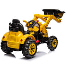 12V Battery-Powered Kids Ride-On Excavator Front Loader Construction Vehicle Magic Cars 0
