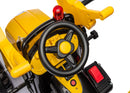 12V Battery-Powered Kids Ride-On Excavator Front Loader Construction Vehicle Magic Cars 12
