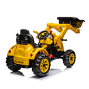 12V Battery-Powered Kids Ride-On Excavator Front Loader Construction Vehicle Magic Cars 4
