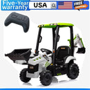 12V Kids Ride-On Excavator and Bulldozer with Remote Control Front Loader Digger Toy Magic Cars Variant 0