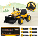 12V Kids Electric Ride-On Construction Vehicles RC Excavator Digger Bulldozer Tractor with Music and Lights Magic Cars 7