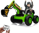 12V Kids Ride-On Excavator Truck with Remote Control and Electric Digging Arm Magic Cars 13