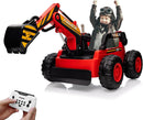 12V Kids Ride-On Excavator Truck with Remote Control and Electric Digging Arm Magic Cars 19