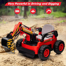 12V Kids Ride-On Excavator Truck with Remote Control and Electric Digging Arm Magic Cars 21