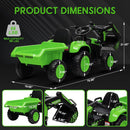 12V Kids Electric Ride-On 3-in-1 Excavator and Tractor with Detachable Trailer Magic Cars 2