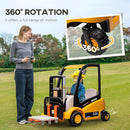 12V Kids Ride-On Forklift Battery Powered Toy with Liftable Fork and Pallet Magic Cars 2