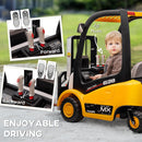 12V Kids Ride-On Forklift Battery Powered Toy with Liftable Fork and Pallet Magic Cars 4