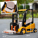 12V Kids Ride-On Forklift Battery Powered Toy with Liftable Fork and Pallet Magic Cars 7