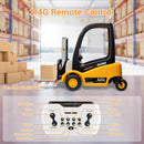 12V Kids Ride-On Forklift Battery Powered Toy with Liftable Fork and Pallet Magic Cars 9