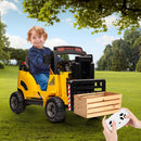 12V Electric Kids Ride-On Forklift Construction Toy Car with Remote Control Magic Cars 1