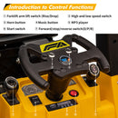 12V Electric Kids Ride-On Forklift Construction Toy Car with Remote Control Magic Cars 4