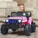12V Pink Kids Ride-On Jeep Car with 2.4G Remote Control Magic Cars 1