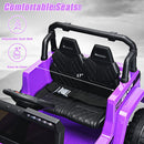 12V Kids Ride-On Jeep Car with 2.4G Remote Control in Purple Magic Cars 4