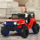 12V Kids Ride-On Jeep Car with 2.4G Remote Control, Red Magic Cars 1