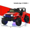12V Kids Ride-On Jeep Car with 2.4G Remote Control, Red Magic Cars 3