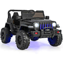 12V Kids Ride-On Jeep Car with 2.4G Remote Control Solid Black Magic Cars Variant 0