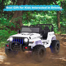 12V Kids Ride-On Jeep Car with 2.4G Remote Control and Music Magic Cars 2