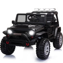 12V Electric Ride-On Jeep with Remote Control for Kids Ages 3-8 Black Magic Cars 8