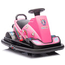 12V Kids Ride-On Motor Bumper Car with Integrated System, Four Wheels, and Waterfall Lights Magic Cars 3