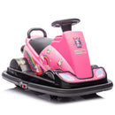 12V Kids Ride-On Motor Bumper Car with Integrated System, Four Wheels, and Waterfall Lights Magic Cars 5