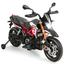 12V Kids Ride-On Licensed Motorcycle with Sounds and Music, Red Magic Cars 0