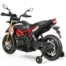 12V Kids Ride-On Licensed Motorcycle with Sounds and Music, Red Magic Cars 3