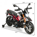 12V Kids Ride-On Licensed Motorcycle with Sounds and Music, Red Magic Cars 4