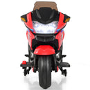 12V Electric Kids Ride-On Motorcycle with Training Wheels and Lights Red Magic Cars 10