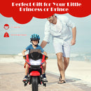 12V Electric Kids Ride-On Motorcycle with Training Wheels and Lights Red Magic Cars 4