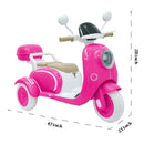 12V Electric Ride-On Motorcycle for Girls with Battery and LED Lights Magic Cars 5