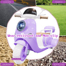 12V Electric Ride-On Motorcycle for Girls with LED Lights and MP3 Player Magic Cars 4