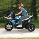 12V Kids Ride-On Motorcycle with LED Headlights and Non-Slip Wheels Blue Magic Cars 3