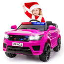 12V Kids Electric Ride-On Police Car with Battery and Remote Control Magic Cars 10