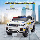 12V Battery-Powered Kids Electric Police SUV Ride-On Car for Toddlers Magic Cars 4