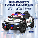 12V Electric Police Car for Kids with 2.4GHz Parental Remote Control Magic Cars 1