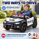 12V Electric Police Car for Kids with 2.4GHz Parental Remote Control Magic Cars 3