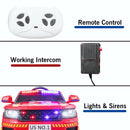 12V Battery-Powered Kids Ride-On Police Car with Remote Control and 4 Wheels Magic Cars 11