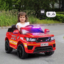12V Battery-Powered Kids Ride-On Police Car with Remote Control and 4 Wheels Magic Cars 1